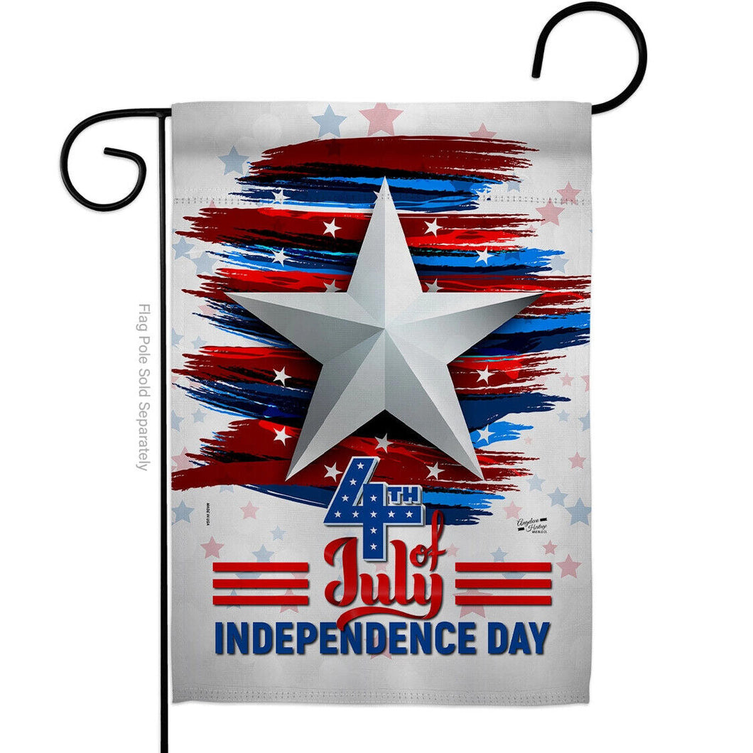 Two Group Flag Flag Independence Day Fourth July Usa Garden House 2-Sided