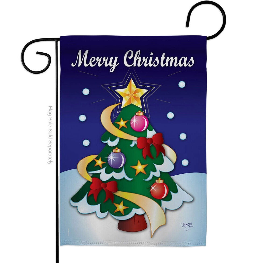 Two Group Flag Merry Christmasintertime Decor Flag