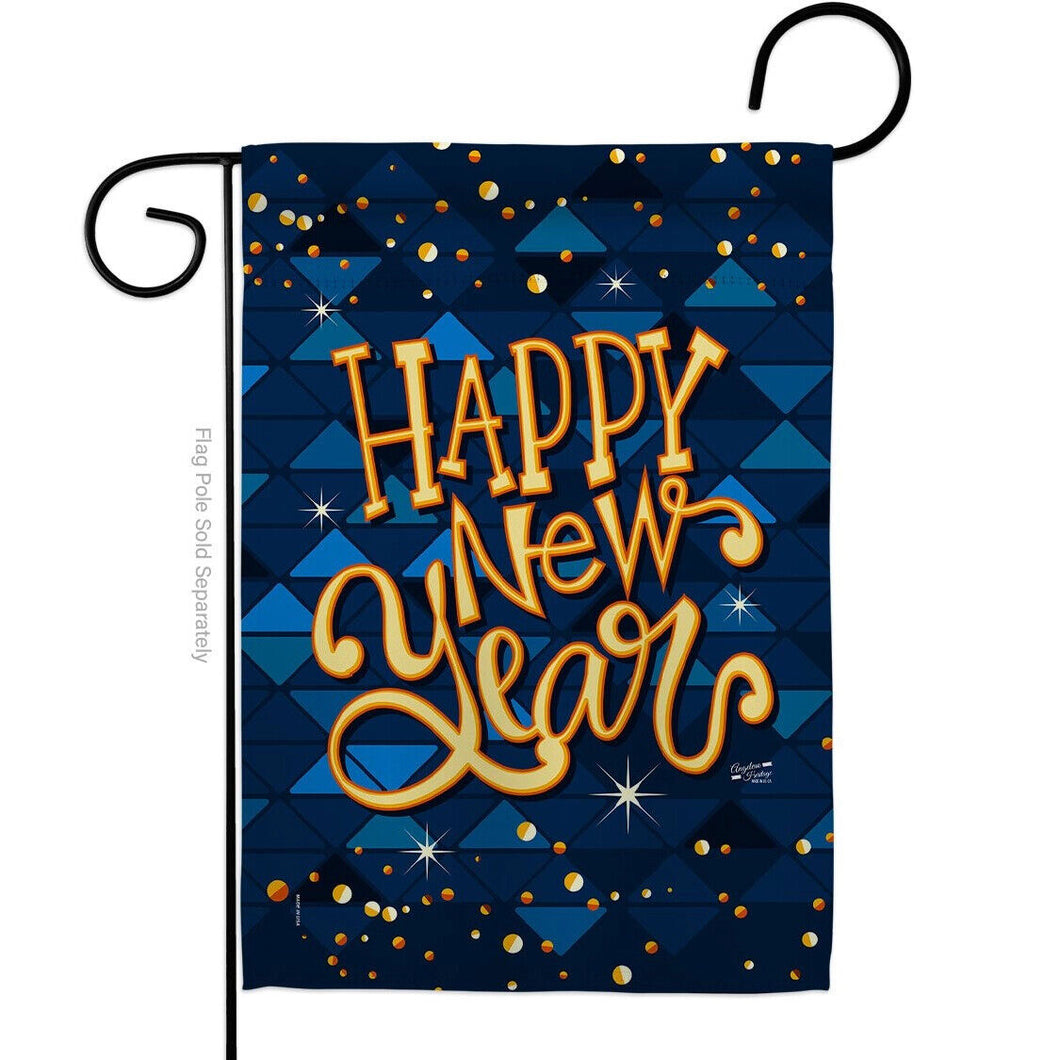 Two Group Flag Delight New Year Decor Flag