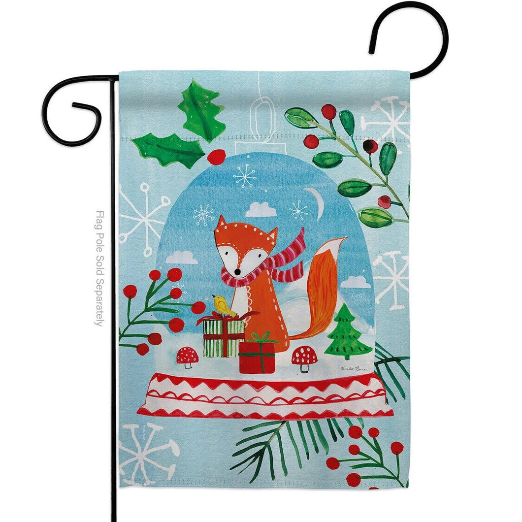 Two Group Flag Snow Globe Foxintertimeinteronderlandildlife Flag