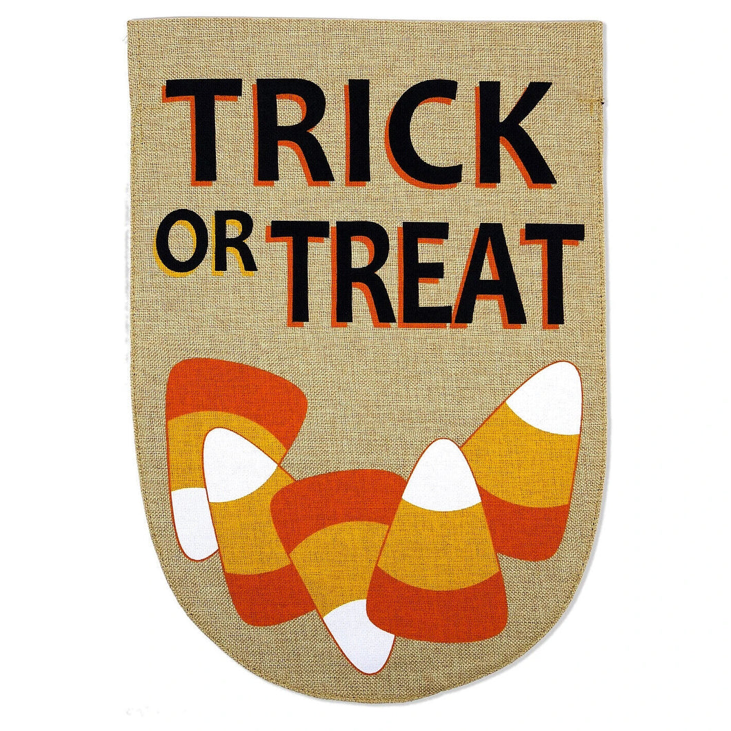 Two Group Flag Flag Candy Corn Burlap Halloween Sweet Garden House 2-Sided