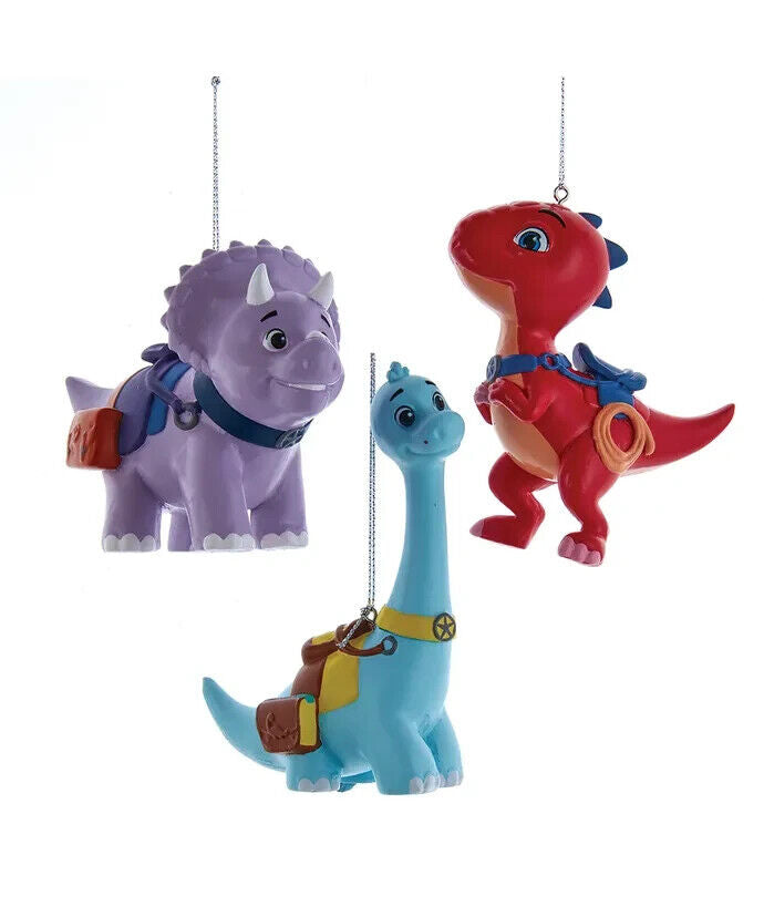 Set of 3 Dino Ranch™ Dinosaur Ornaments  DIN1222