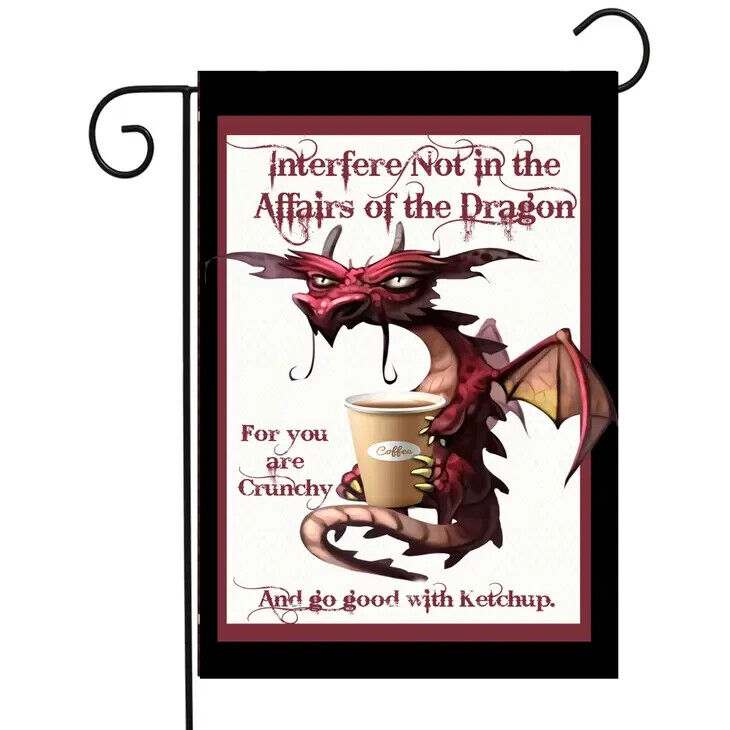 Flags Galore Interfer Notith Dragons Garden Flag