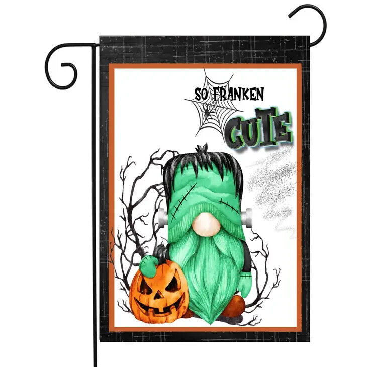 Flags Galore Frankenstein Gnome Garden Flag