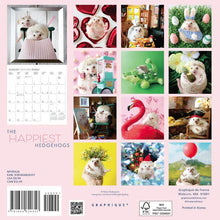 Load image into Gallery viewer, Graphique Happiest Hedgehogs 2024 7 x 7 Mini Calendar
