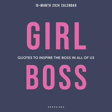 Load image into Gallery viewer, Graphique Girl Boss 2024 12 x 12 Wall Calendar
