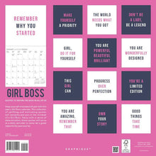 Load image into Gallery viewer, Graphique Girl Boss 2024 12 x 12 Wall Calendar
