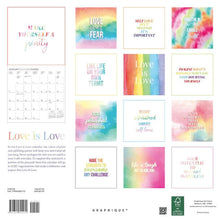 Load image into Gallery viewer, Graphique Love is Love 2024 12 x 12 Wall Calendar
