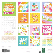 Load image into Gallery viewer, Graphique Monthly Motivation 2024 12 x 12 Wall Calendar
