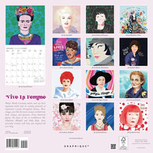 Load image into Gallery viewer, Graphique Vive La Femme 2024 12 x 12 Wall Calendar
