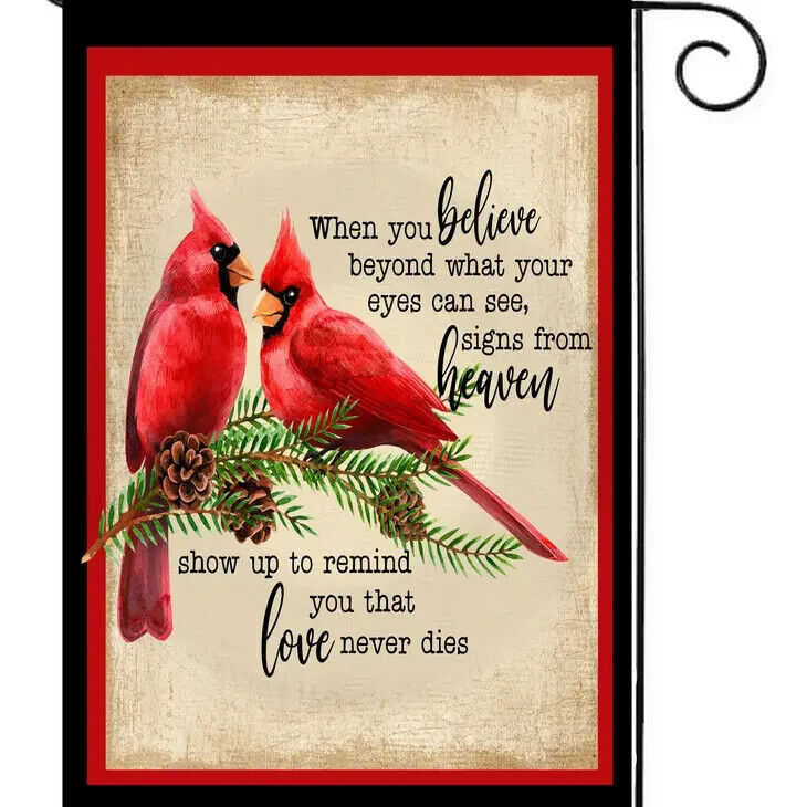 Flags Galorehen You Bloom Cardinals Garden Flag 12x18