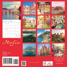 Load image into Gallery viewer, Graphique Italia 2024 7 x 7 Mini Calendar
