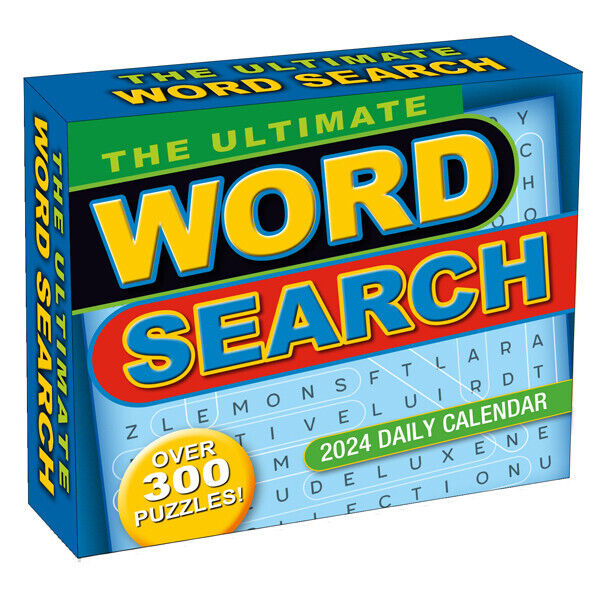 Sellers Publishing The Ultimate Word Search 2024 Boxed Daily Calendar