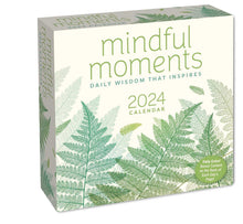 Load image into Gallery viewer, Andrews McMeel Mindful Moments 2024 Day-to-Day Calendar
