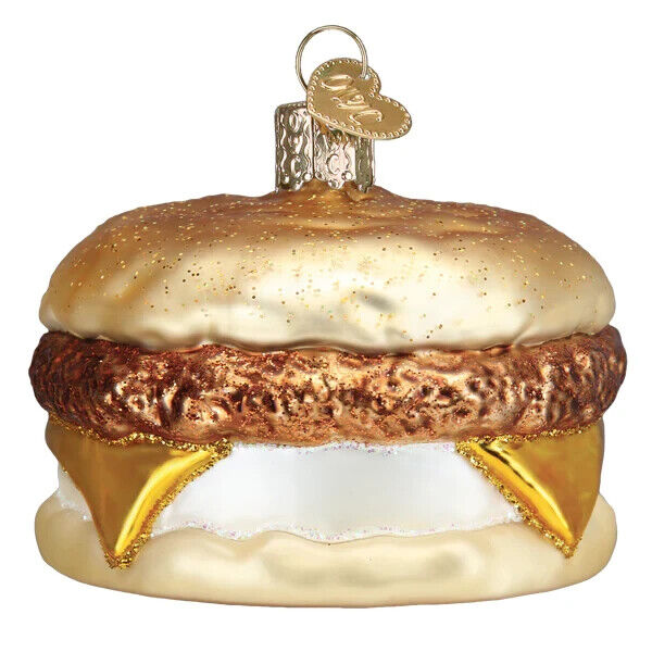 Old World Christmas Breakfast Sandwich Ornament