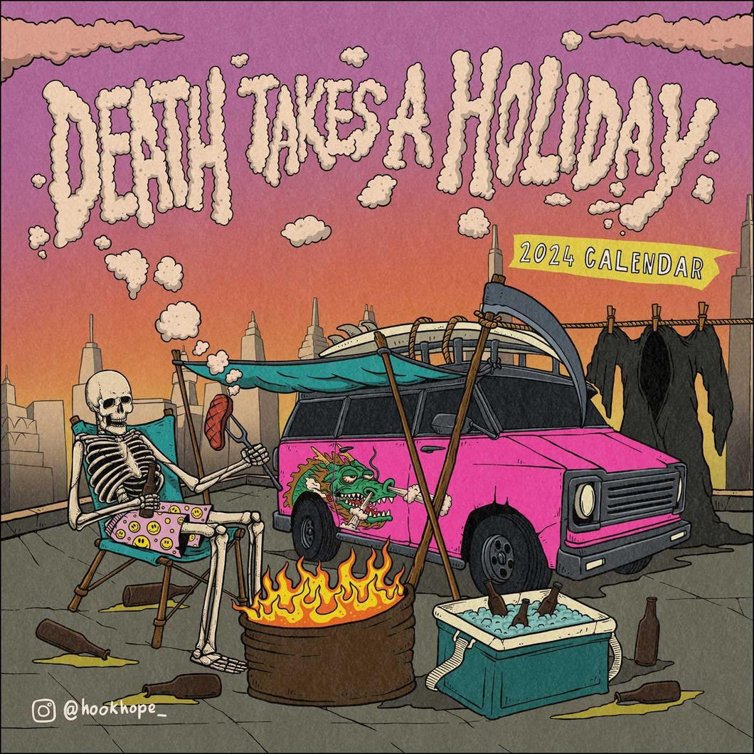 Andrews McMeel Death Takes a Holiday 2024 12 x 12 Wall Calendar