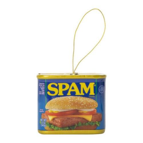 food decoupage christmas ornament Spam