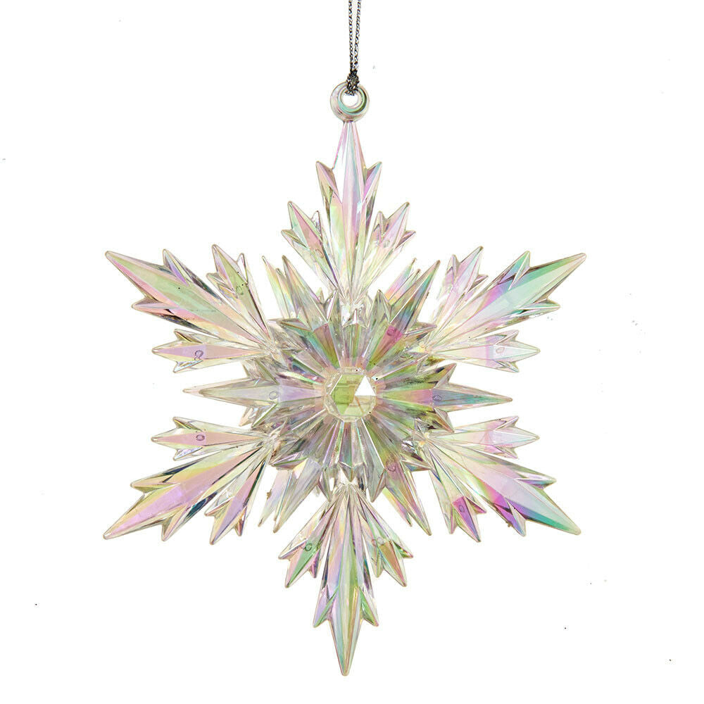 Acrylic Iridescent Snowflake Ornament