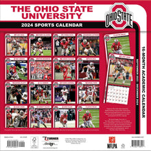 Load image into Gallery viewer, Turner Ohio State Buckeyes 2024 Wall Calendar
