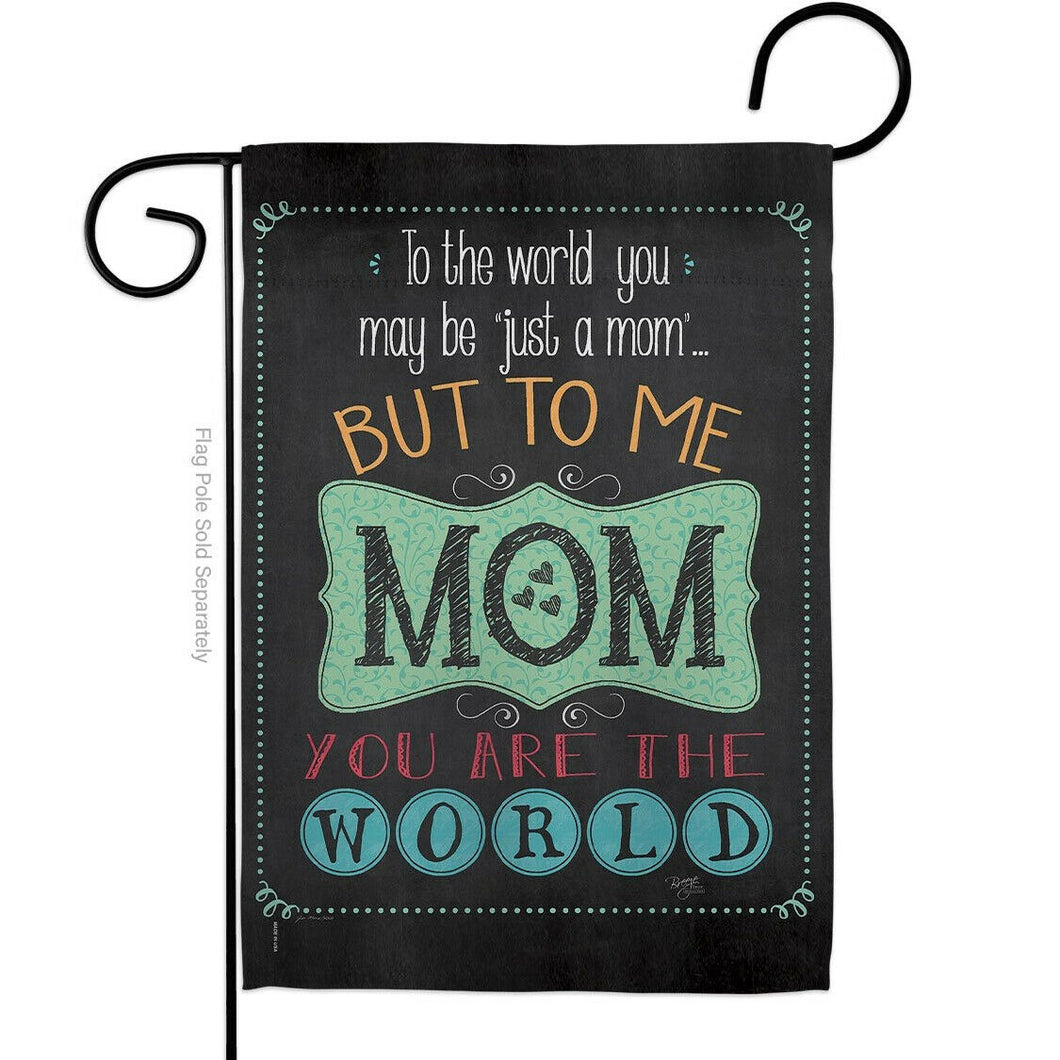 Two Group Flag Theorld Mom Family Mother Day Decor Flag
