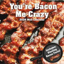 Load image into Gallery viewer, Turner You&#39;re Bacon Me Crazy 2024 Wall Calendar
