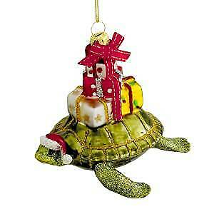 Noble Gems Glass Turtle With Gift Ornament