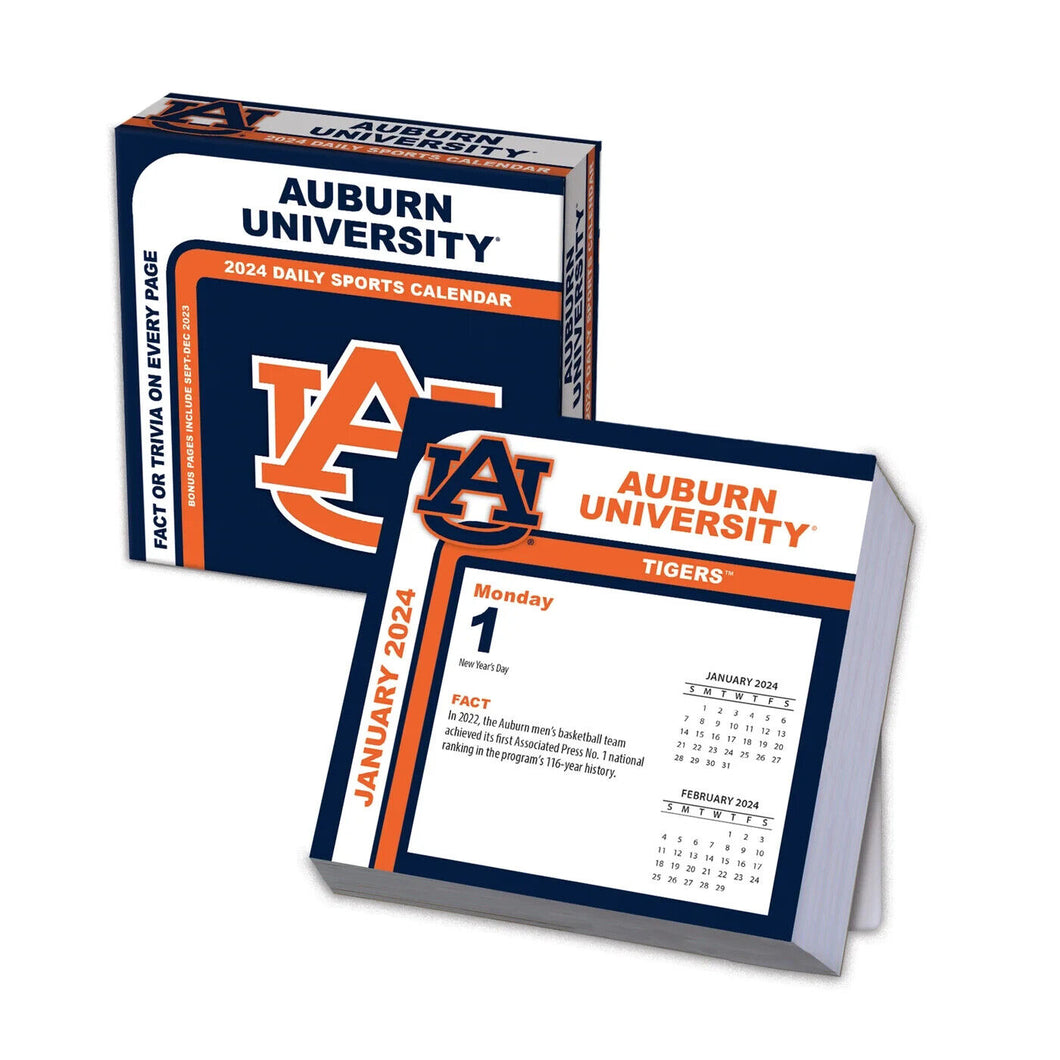 Turner Auburn Tigers 2024 Daily Boxed Calendar