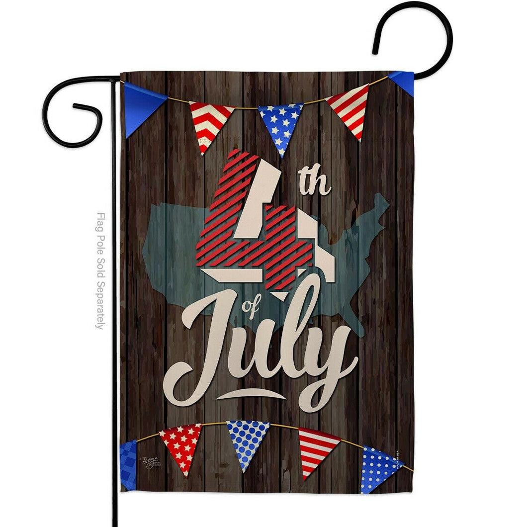 Two Group Flag 4th of July Americana Fourth Decor Flag