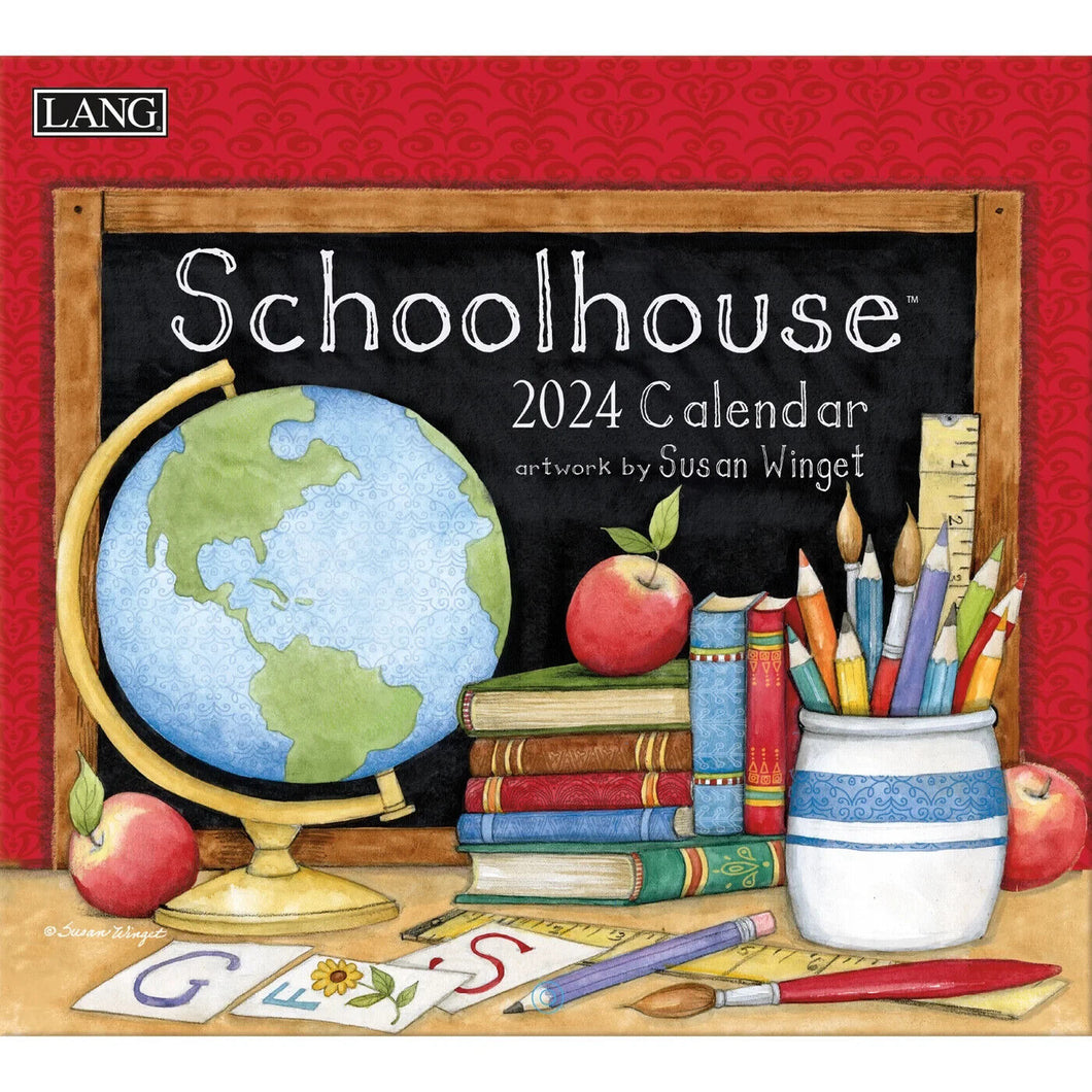 Lang Schoolhouse 2024 Wall Calendar