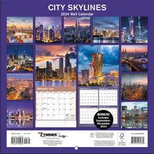 Load image into Gallery viewer, Turner City Skylines 2024 Mini Wall Calendar
