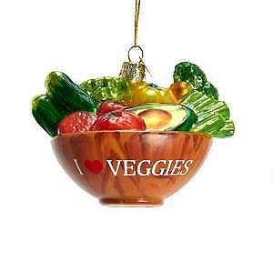 Noble Gems Glass Vegetable Bowl Ornament