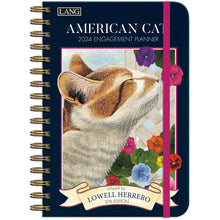 Load image into Gallery viewer, Lang American Cat 2024 Spiral Bound Engagement Planner
