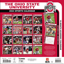 Load image into Gallery viewer, Turner Ohio State Buckeyes 2024 Mini Wall Calendar
