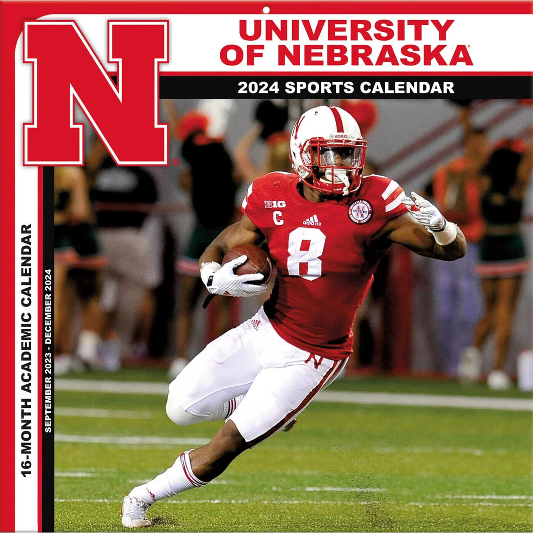 Turner Nebraska Cornhuskers 2024 Wall Calendar