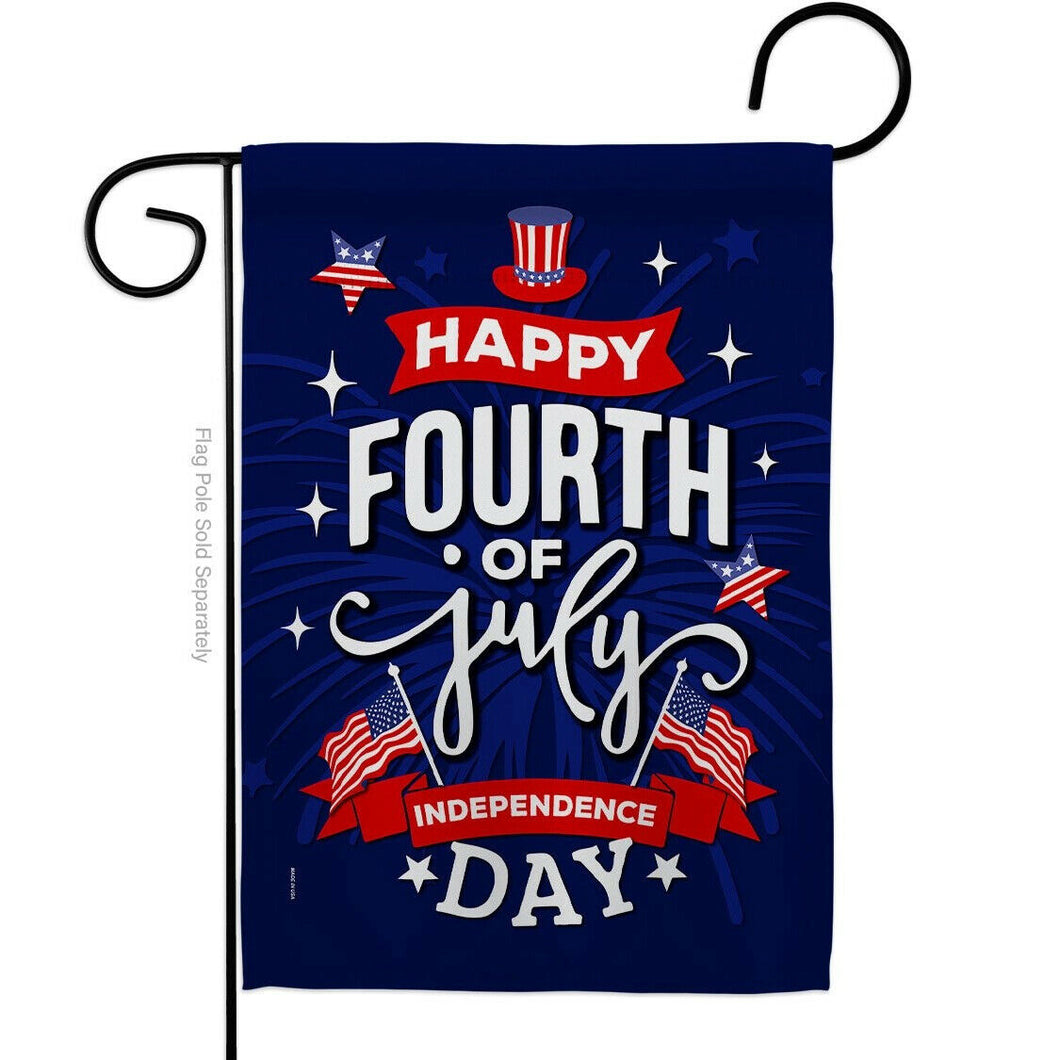 Two Group Flag Fourth of July Americana Decor Flag