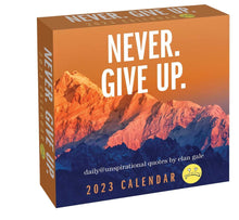 Load image into Gallery viewer, Andrews McMeel Unspirational 2023 Day-to-Day Calendar: Never. Give up.
