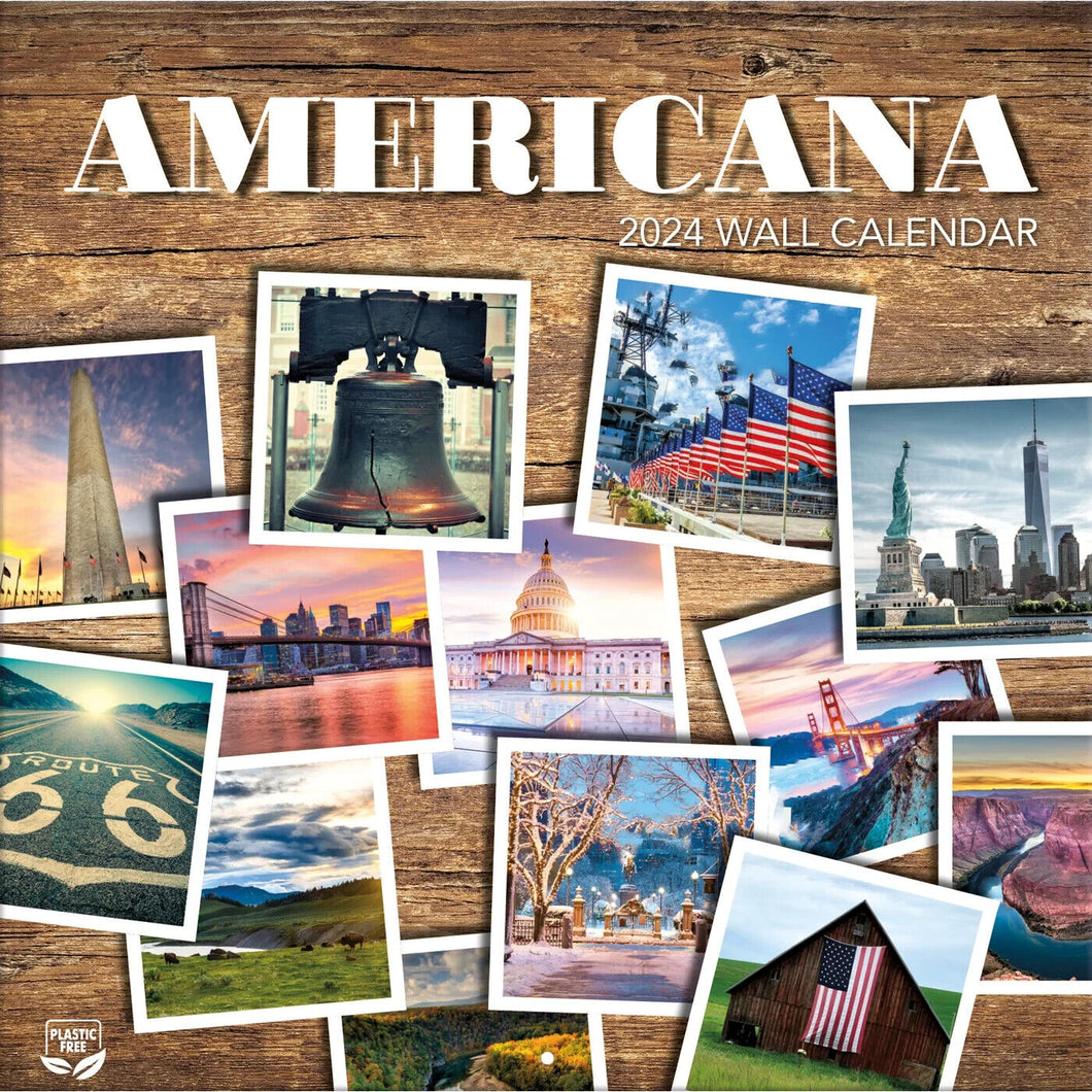 Turner Americana 2024 Wall Calendar