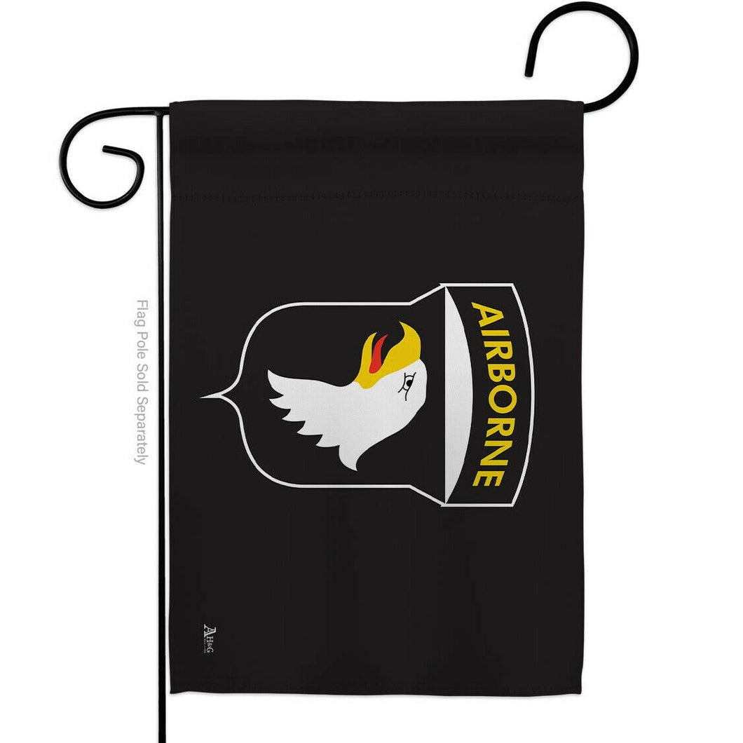 Two Group Flag 101st. Airborne Armed Forces Military Army Decor Flag