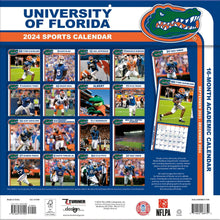 Load image into Gallery viewer, Turner Florida Gators 2024 Wall Calendar
