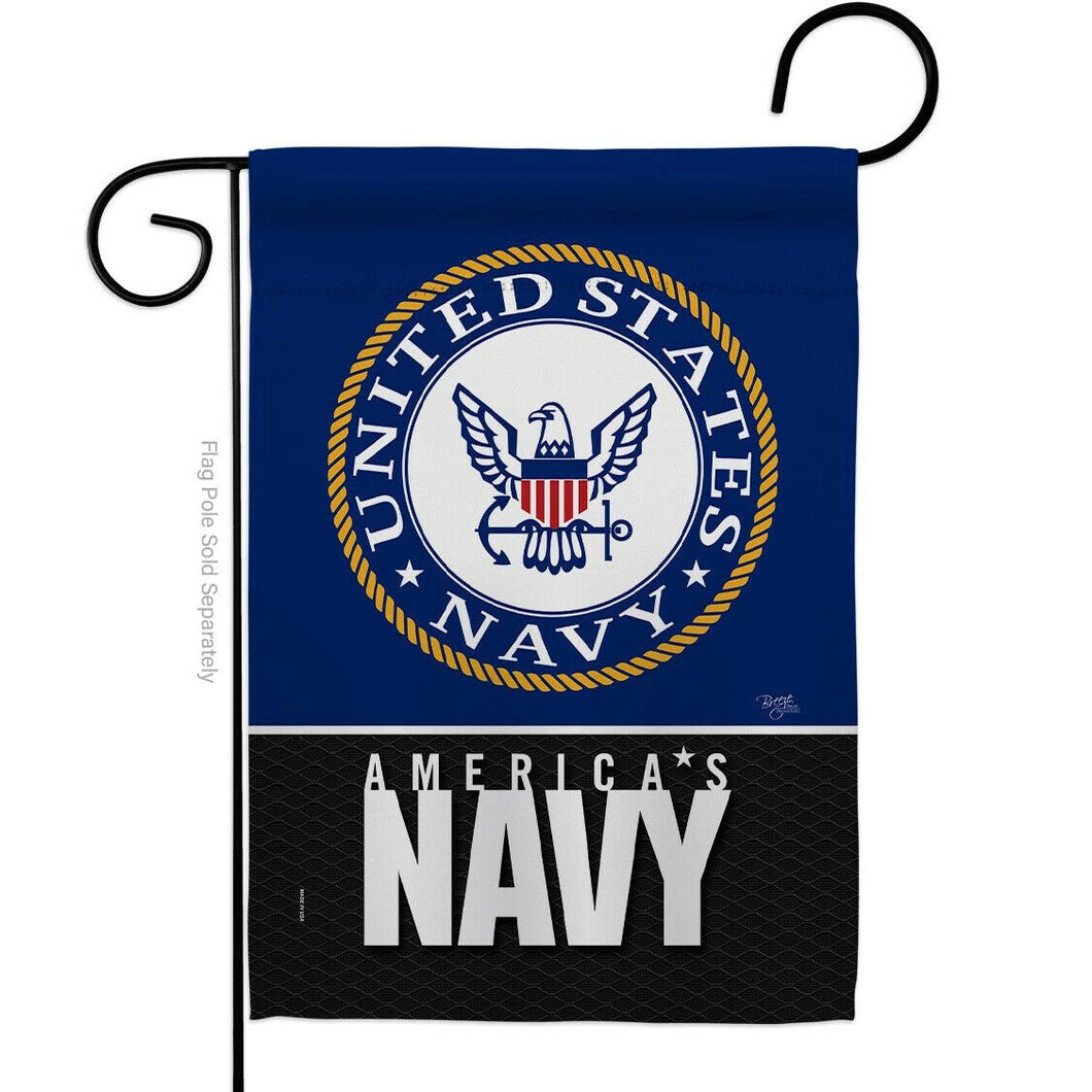 Two Group Flag America Navy Armed Forces Military Decor Flag