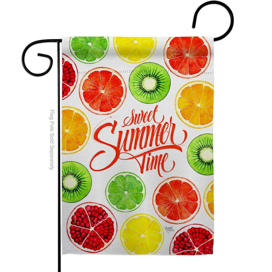 Two Group Flag Too Sweet Summer Food Fruit Decor Flag