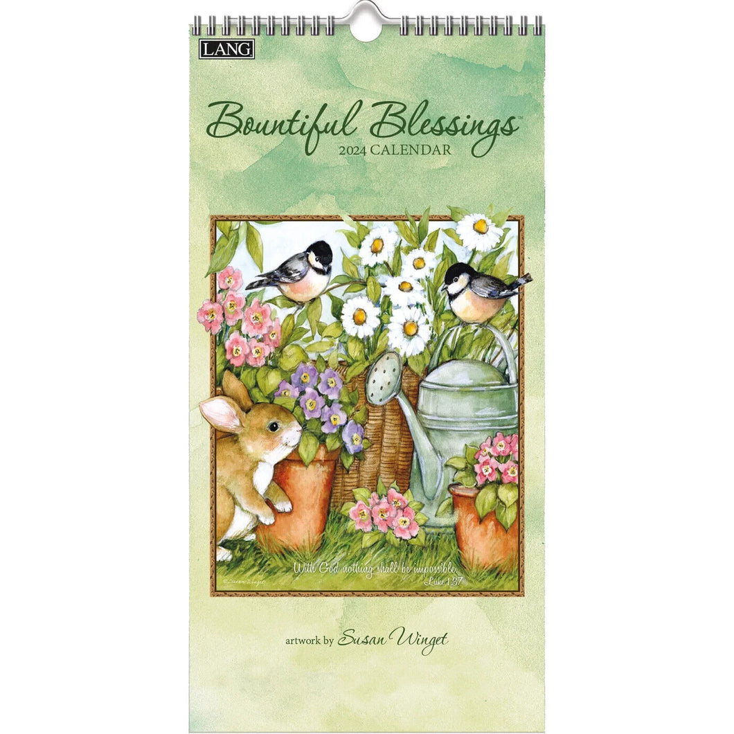 Lang Bountiful Blessings 2024 Vertical Wall Calendar