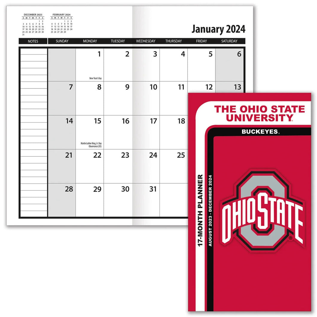 Turner Ohio State Buckeyes 2024 17-Month Planner