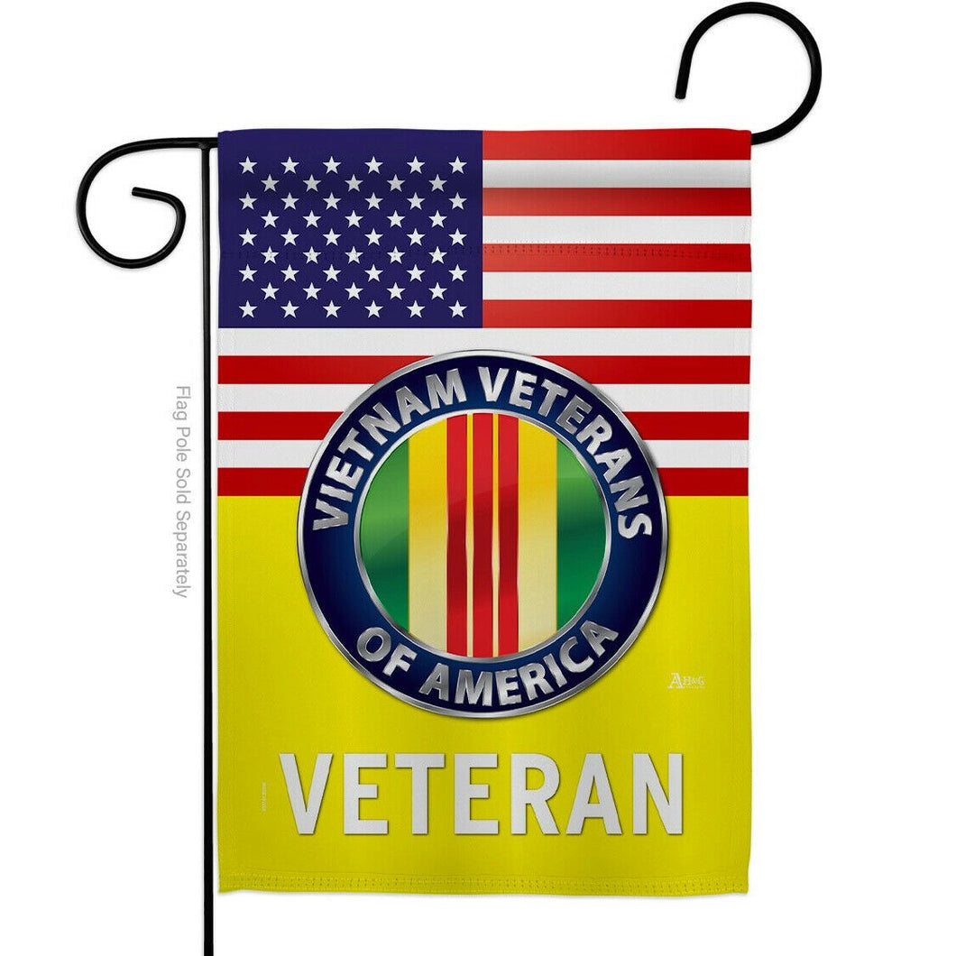 Two Group Flag US Vietnamar Armed Forces Military Service USA Decor Flag