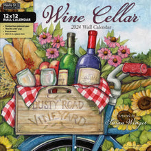 Load image into Gallery viewer, WSBL Wine Cellar 2024 Wall Calendar
