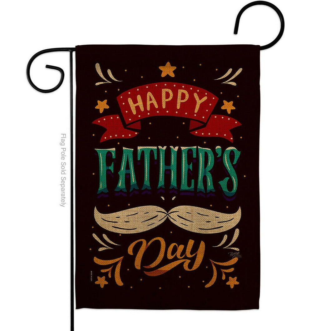 Two Group Flag Hooray Father's Day Family Father Decor Flag