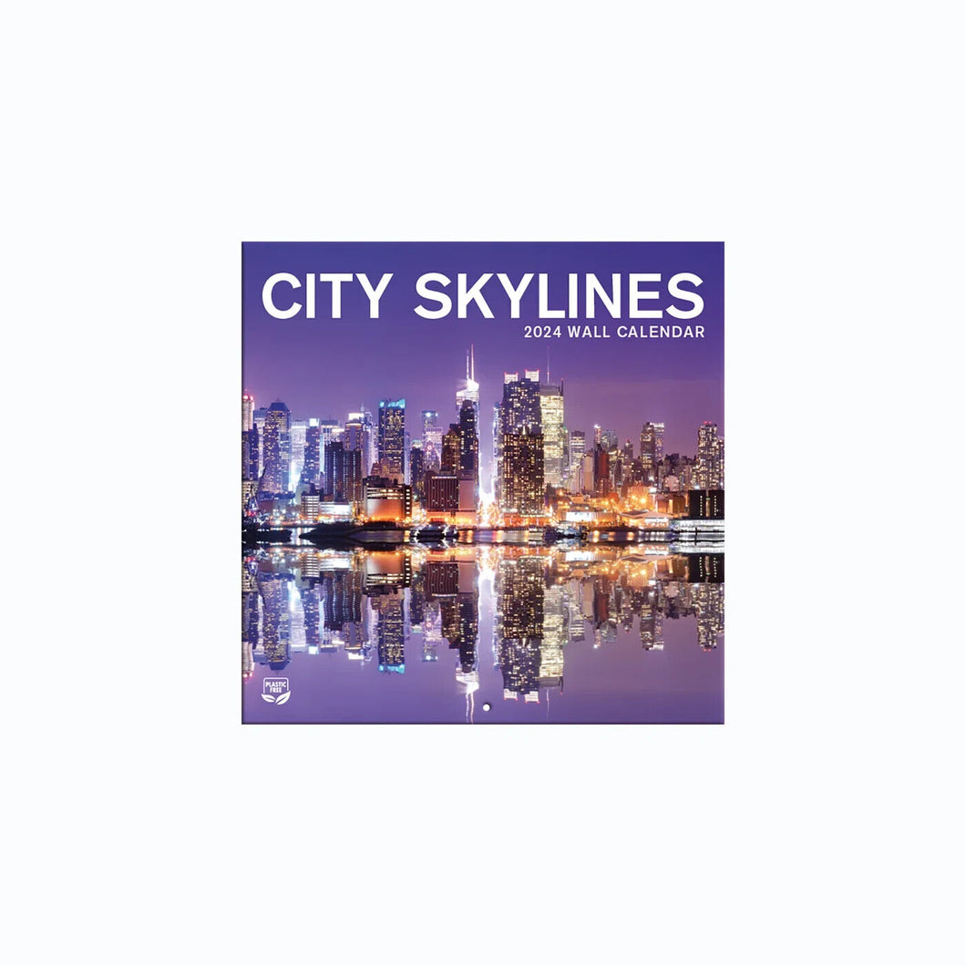 Turner City Skylines 2024 Mini Wall Calendar