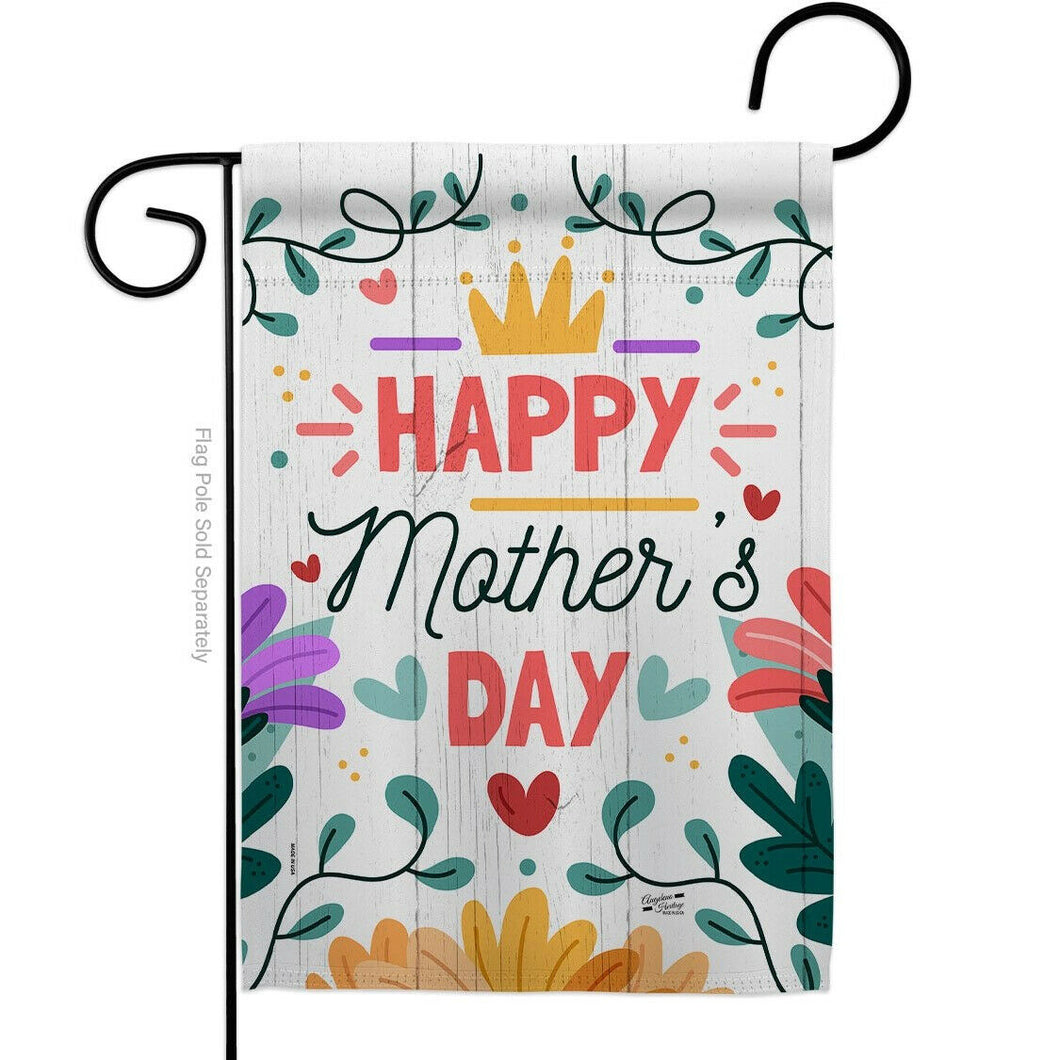 Two Group Flag Queen Mom Family Mother Day Decor Flag