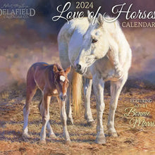 Load image into Gallery viewer, Robert Lang 2024 Love of Horses Wall Calendar
