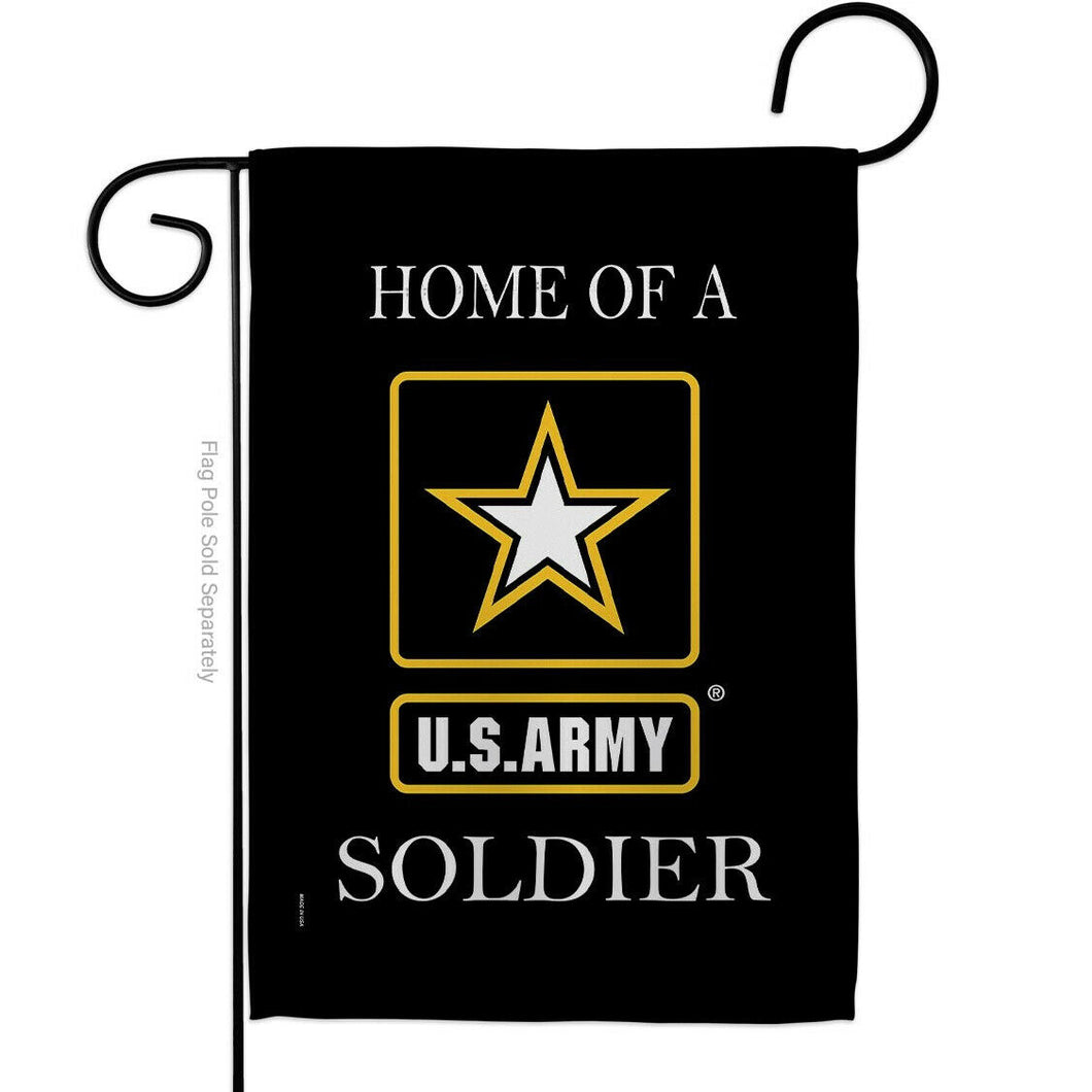 Two Group Flag Army Soldier Armed Forces Military Decor Flag